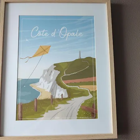 דירה Magnifique Duplex Cosy Avec Vue Cote D'opale *